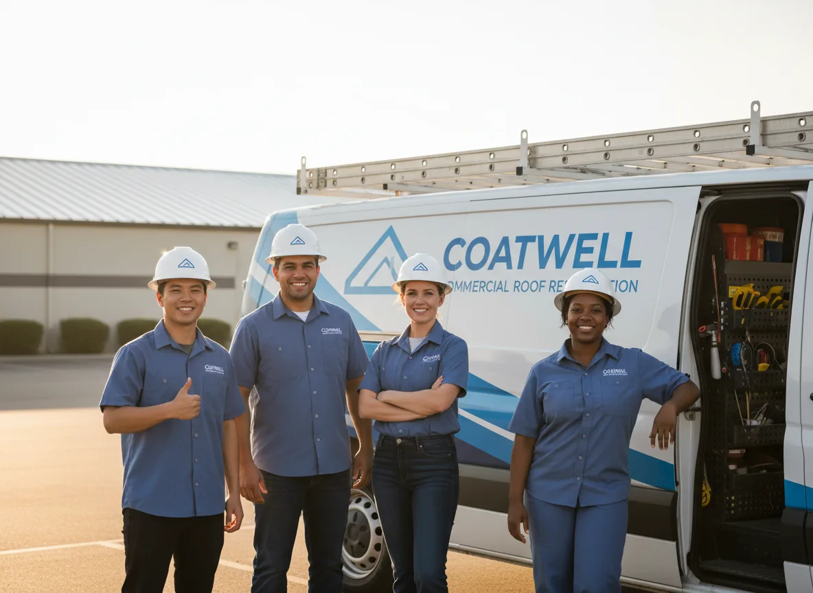 Commercial roof coating company in Dwight, IL